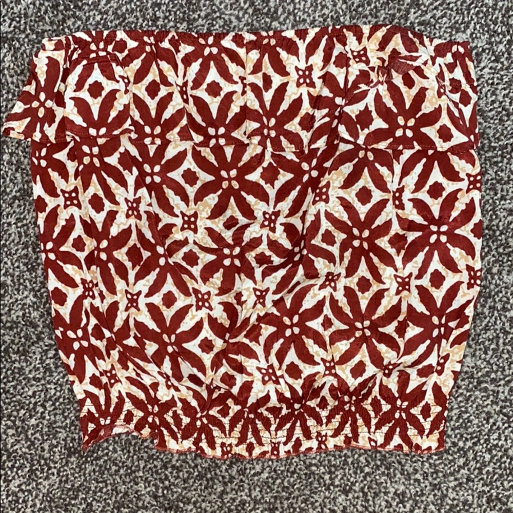 Floral tube top